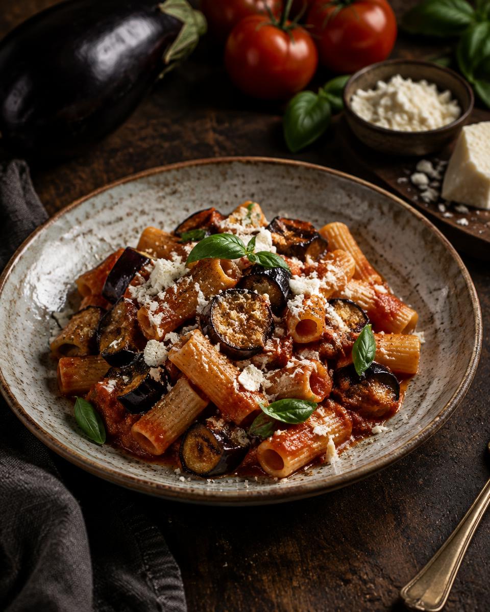 Pasta alla Norma bei La Sicilia Osnabrück